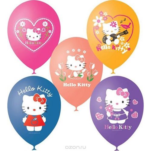 Шарики Hello Kitty - красивые шары с доставкой вовремя