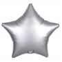Фольгированная звезда Платина (Сатин, 46 см)