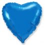 Фольгированное сердце 48 см (ярко синее)