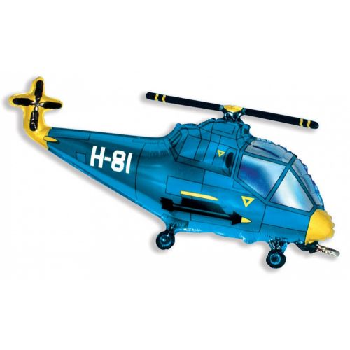 Фольгированный шар, Вертолет (Синий)
