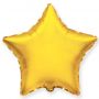 Фольгированная звезда золото (46 см)