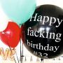 Набор шаров "Happy facking birthday"