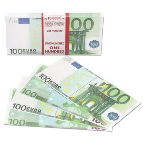 Деньги из бумаги - 100 евро