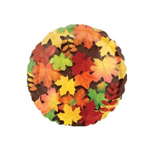 Осенние шарики с листьями