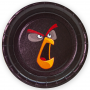 Тарелки (7''/18 см) Angry Birds, Черный, 6 шт.