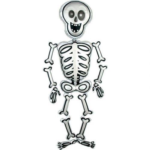 Ходячий шар "Скелет" на Хеллоуин