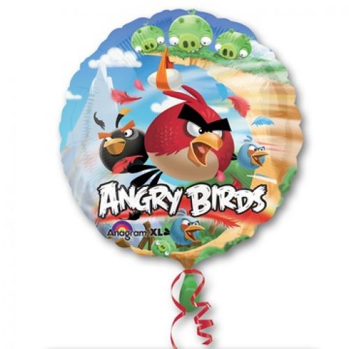 Фольгированный шар "Angry Birds" (46 см)