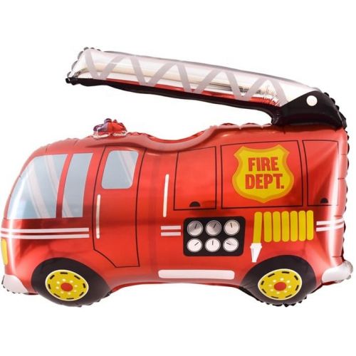 Фольгированный шар "Пожарная машина" (81 см)