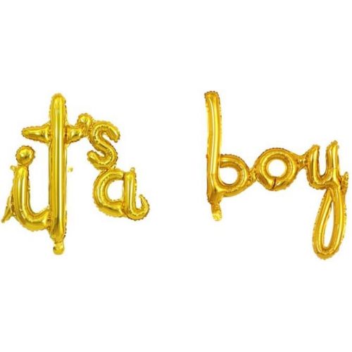 Набор шаров-букв "It`s a Boy", Золото  (41 см)