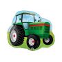 Фольгированный шар трактор зеленый (86 см)