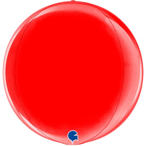 Шар Сфера 3D, Красный (46 см)