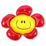 Фольгированный шар солнечная улыбка (красный)