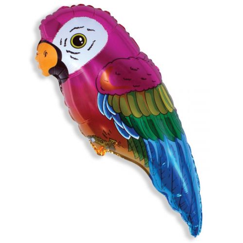 Фольгированный шарик попугай