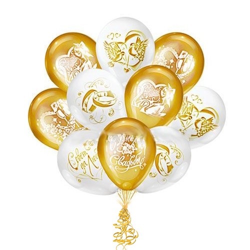 Воздушные шары -  доставка украшение на свадьбу в Москве
